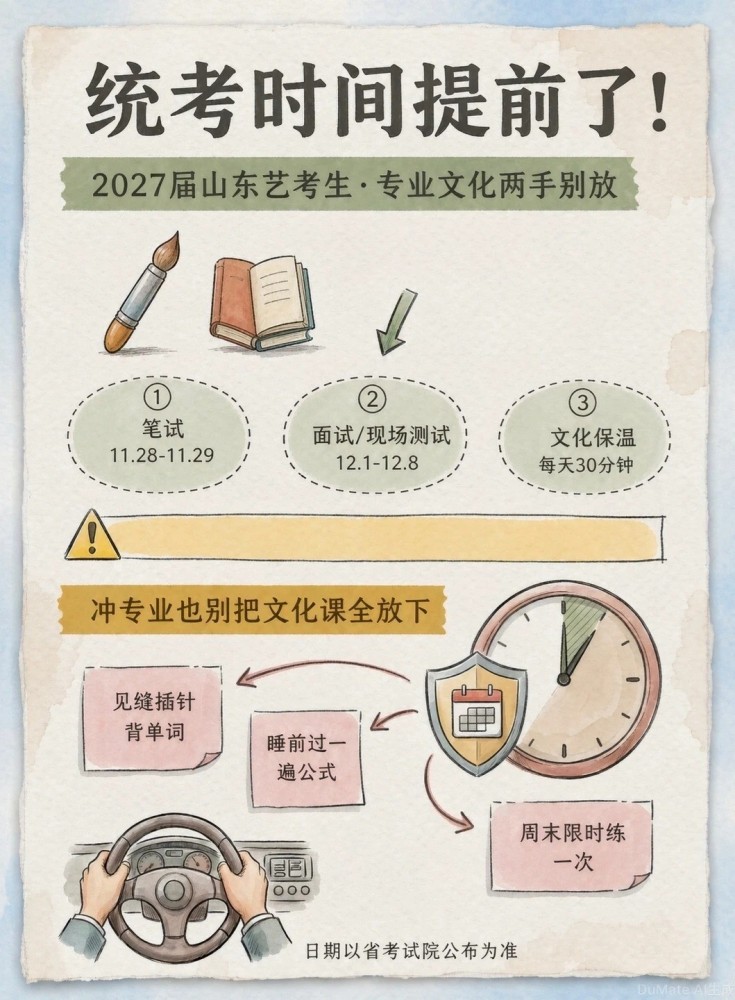 艺考生文化课最大误区!80%艺术生栽在这里